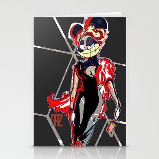LocaCrazy Glamour mode (variant) Stationery Cards