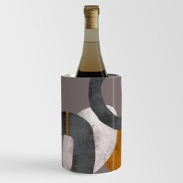 Abstract Geometric Shapes Wine Chiller