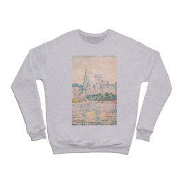 Paul Signac - Avignon, Morning Crewneck Sweatshirt