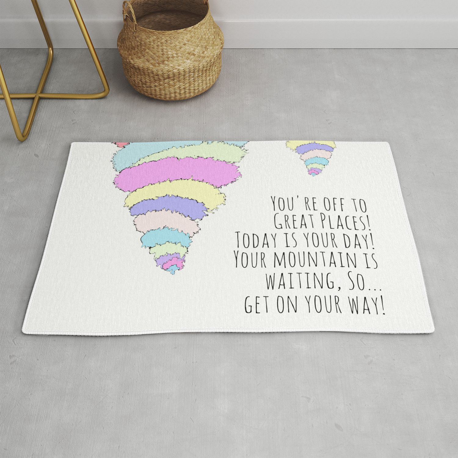 dr seuss nursery rug