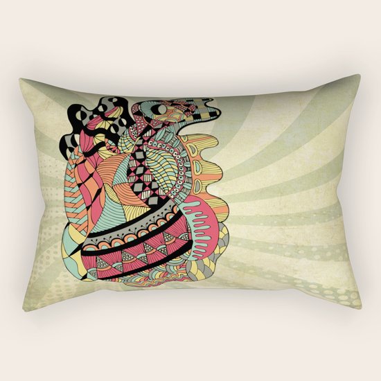 Carousel Rectangular Pillow