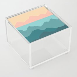 California Mountain Landscape Acrylic Box