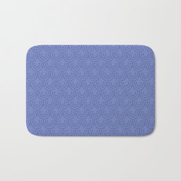 Periwinkle Scallops Bath Mat | Purple, Lilac, Scallops, Scallop Pattern, Kids, Curated, Pattern, Abstract, Scales, Indigo 