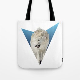 Low Poly Wolf Tote Bag