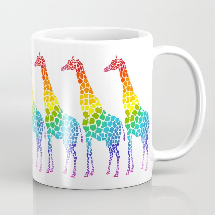 rainbow giraffe Coffee Mug