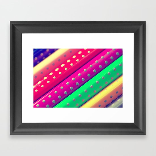 Rainbow Colors Framed Art Print