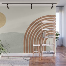 Sunny Hill - landscape Wall Mural