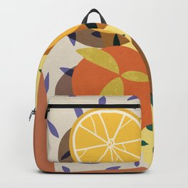 Summer citrus #2 Fruit Picnic - aesthetic minimalistic illustration  Backpack