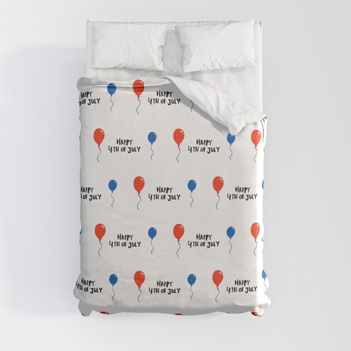 4th july pattern  Duvet Cover
