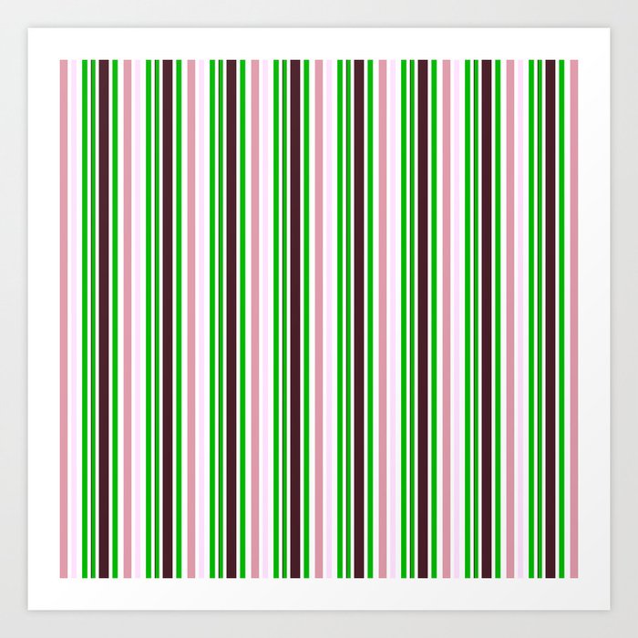 Pattern Stripes Art Print