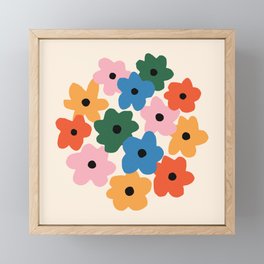 Small Flowers Framed Mini Art Print