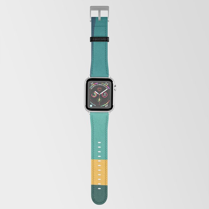 Abstract Color Block Geometric Apple Watch Band