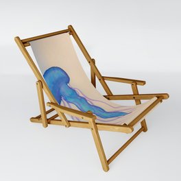 watercolor jellyfish Sling Chair