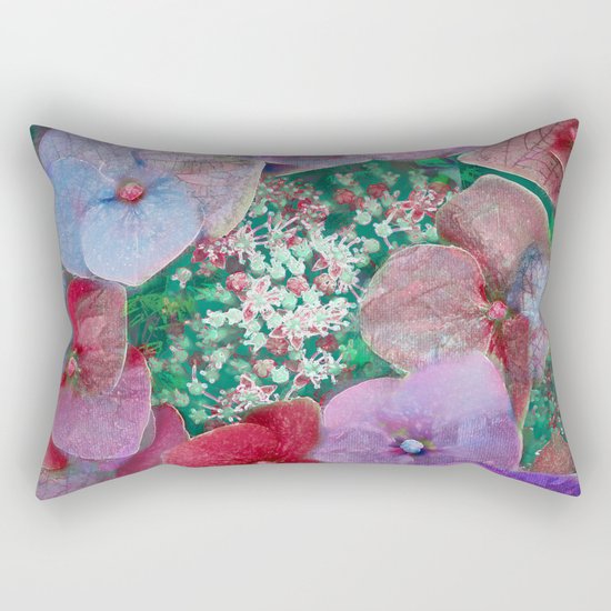 Floral abstract(55) Rectangular Pillow