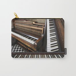 Vintage Piano keyboard music Montage  Carry-All Pouch