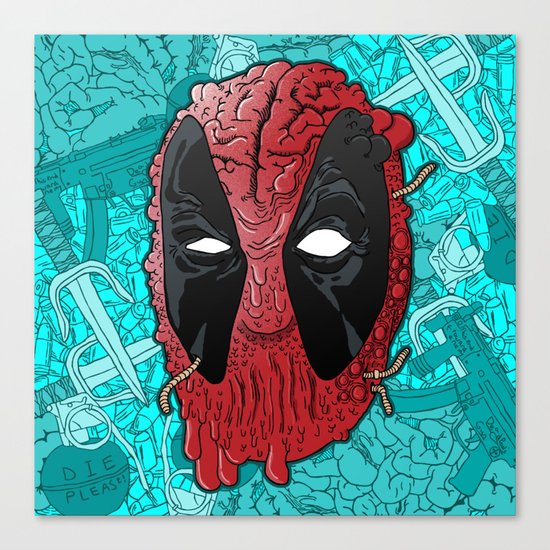 Been Deadpool Awhile Canvas Print