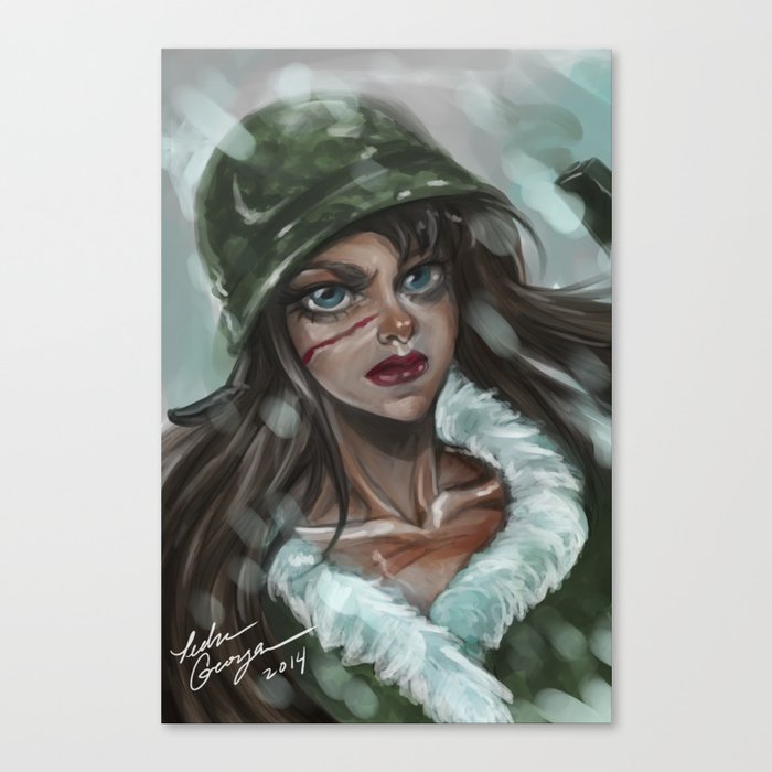 Winter Soldier Canvas Print