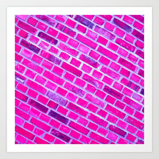 violet wall II Art Print
