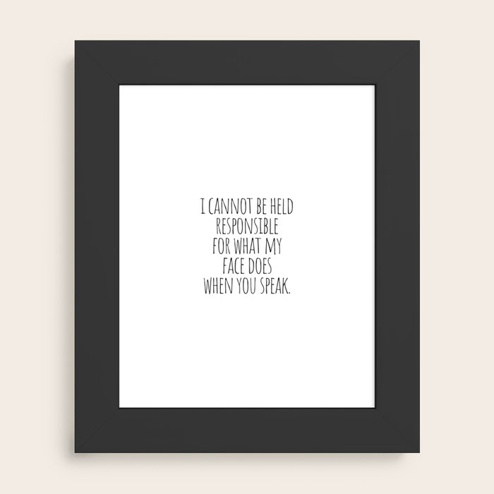 Framed Art Print