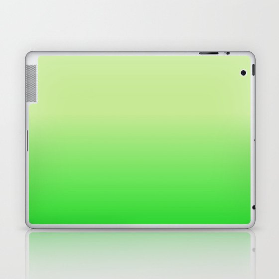 LIGHT GREEN GRADIENT  Laptop & iPad Skin