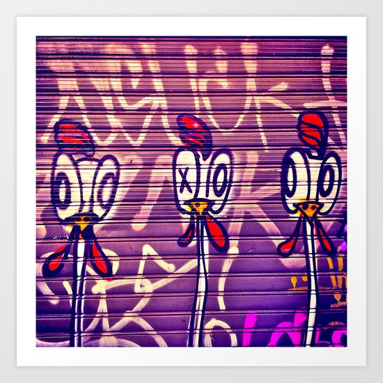 Chicks from Milan! Art Print