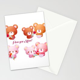 Mother's Day Carnations Stationery Card