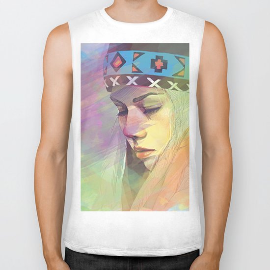 Colorful Daydream Biker Tank