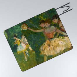 Edgar Degas "Danseuse au tambour (Dancer with a tambourine)" Picnic Blanket
