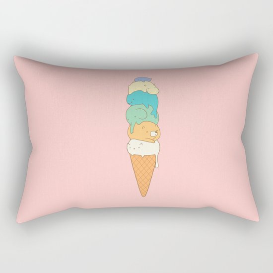 Melting Rectangular Pillow