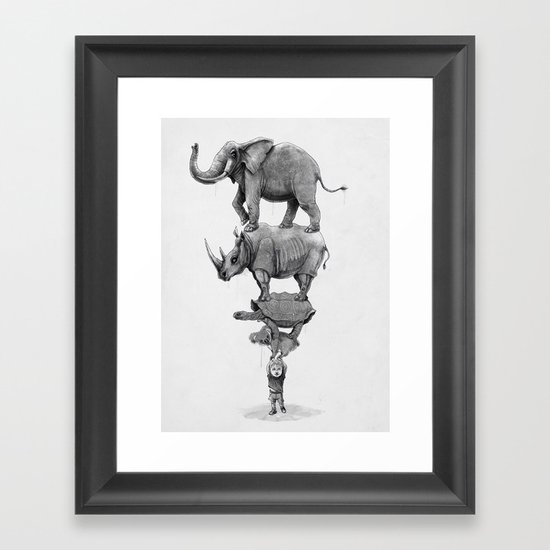 In Your Hands Framed Art Print