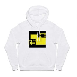 2D - abstraction -101- Hoody | Yelolow, Tee, Square, Digital, Rectangle, Pattern, Ellow, Black, Graphicdesign 