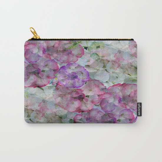 Mesmerizing Floral Abstract Carry-All Pouch
