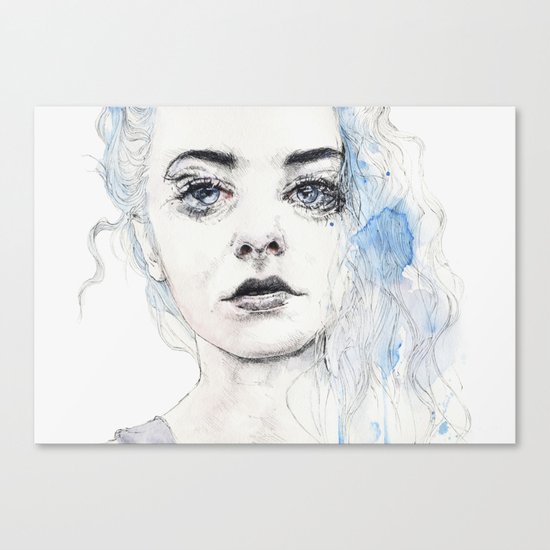 aquamarine freak Canvas Print