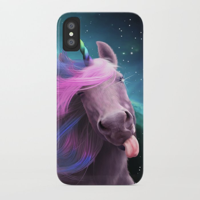 sassy unicorn iphone case