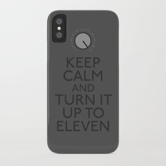 Turn it up to eleven iPhone Case