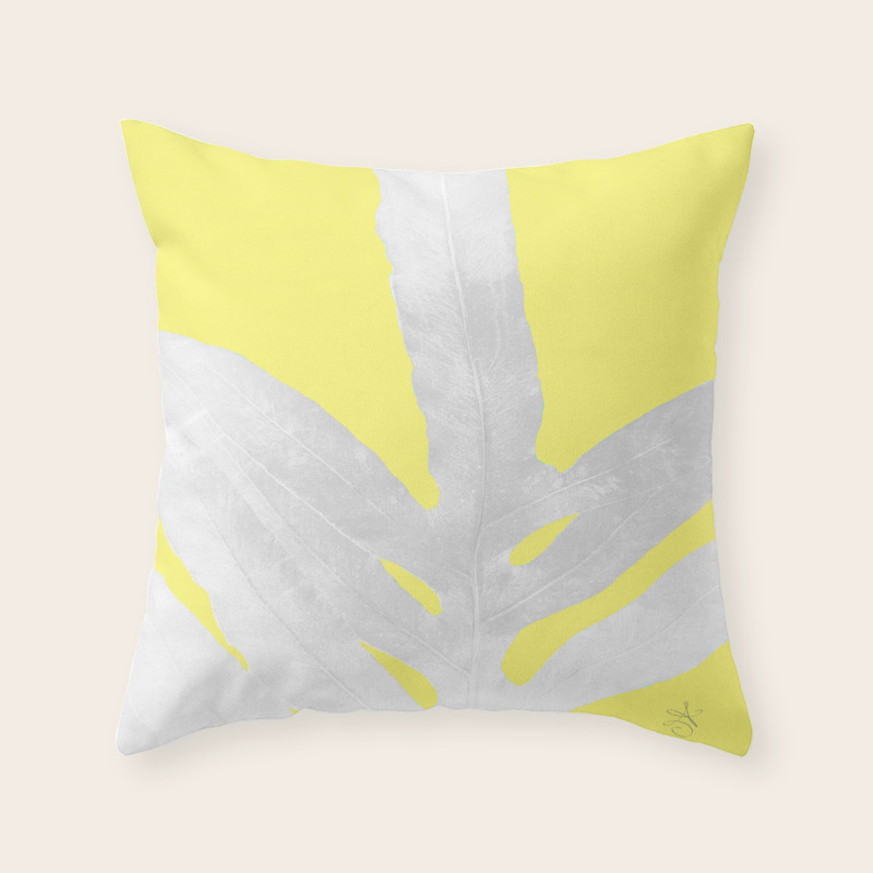 lemon yellow pillows