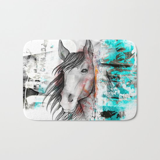horse Bath Mat