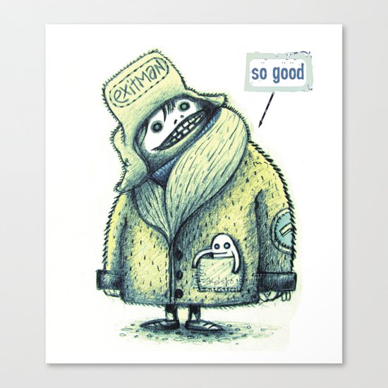 I love the winter sun Canvas Print