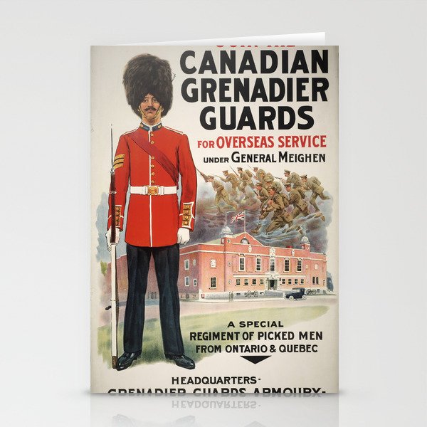 Vintage poster - Canadian Grenadier Guards Stationery Cards