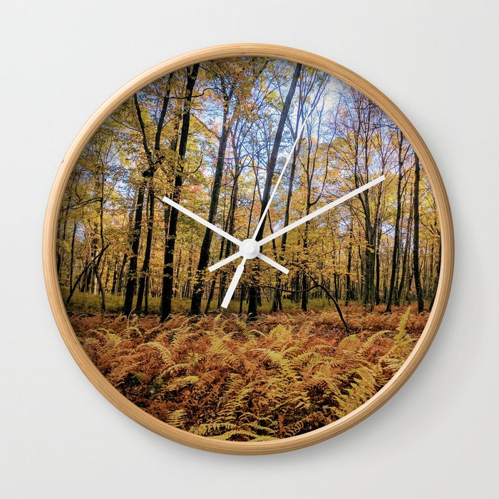 Golden day Wall Clock