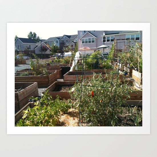 Small Town Art Print