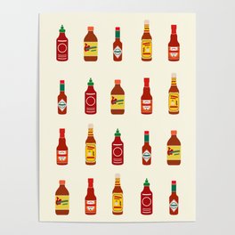 Hot Sauces Poster