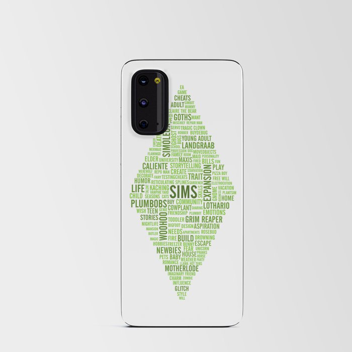 Sims Plumbob Typography Android Card Case