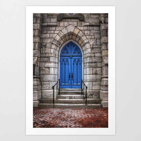 Blue Door Art Print