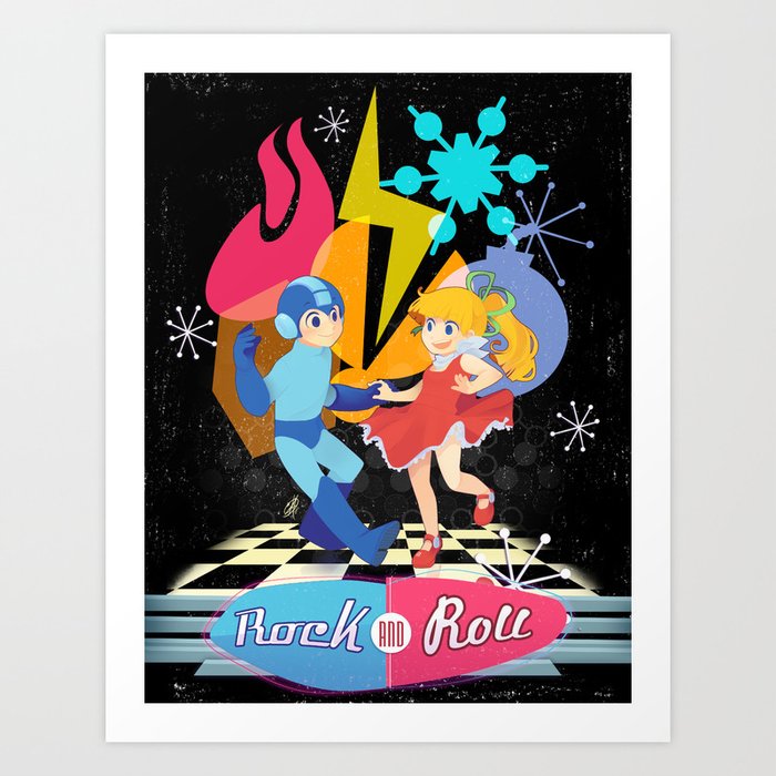 Rock and Roll Art Print