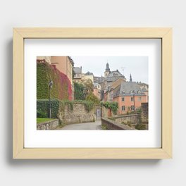 Luxembourg in Fall Recessed Framed Print