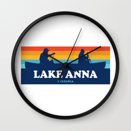 Lake Anna Virginia Rainbow Wall Clock