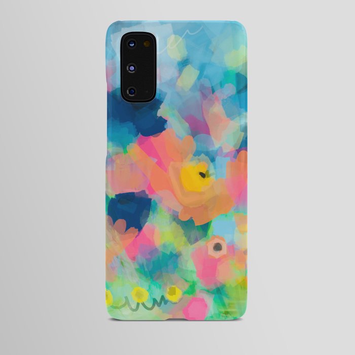 Colorful Flower Field Android Case