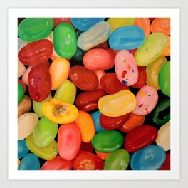 Jelly Beans - Oil on canvas Art Print