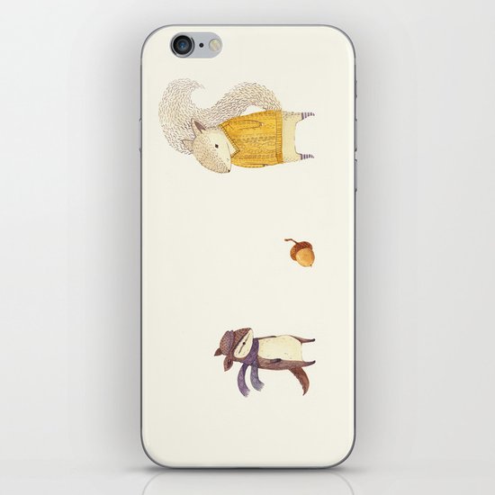 The Last Acorn of Autumn iPhone & iPod Skin